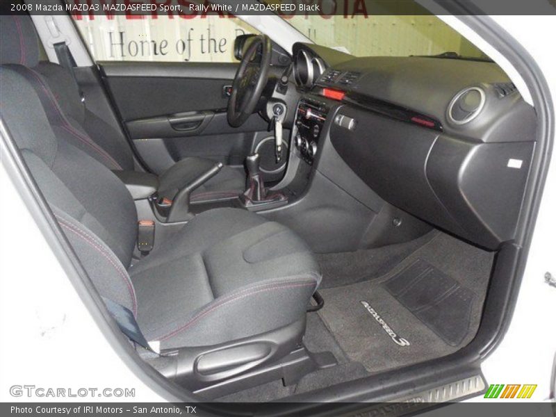 Rally White / MAZDASPEED Black 2008 Mazda MAZDA3 MAZDASPEED Sport