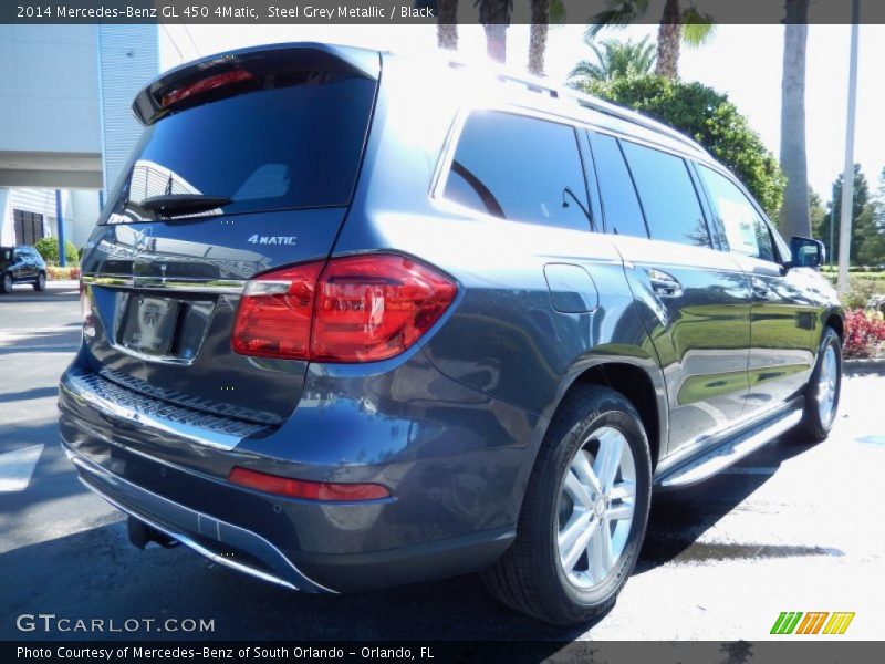 Steel Grey Metallic / Black 2014 Mercedes-Benz GL 450 4Matic