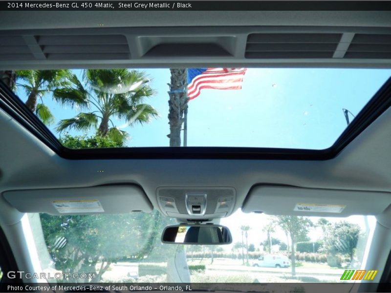 Steel Grey Metallic / Black 2014 Mercedes-Benz GL 450 4Matic