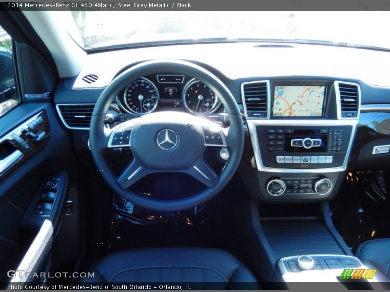 Steel Grey Metallic / Black 2014 Mercedes-Benz GL 450 4Matic