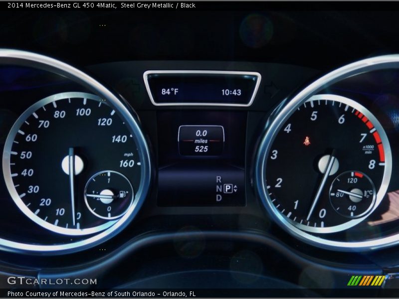 Steel Grey Metallic / Black 2014 Mercedes-Benz GL 450 4Matic