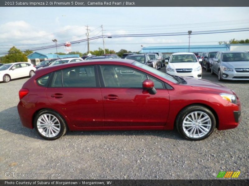 Camellia Red Pearl / Black 2013 Subaru Impreza 2.0i Premium 5 Door