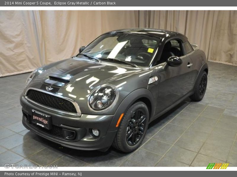 Eclipse Gray Metallic / Carbon Black 2014 Mini Cooper S Coupe