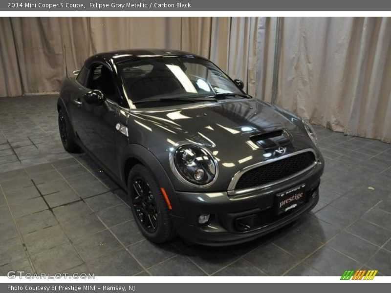 Eclipse Gray Metallic / Carbon Black 2014 Mini Cooper S Coupe