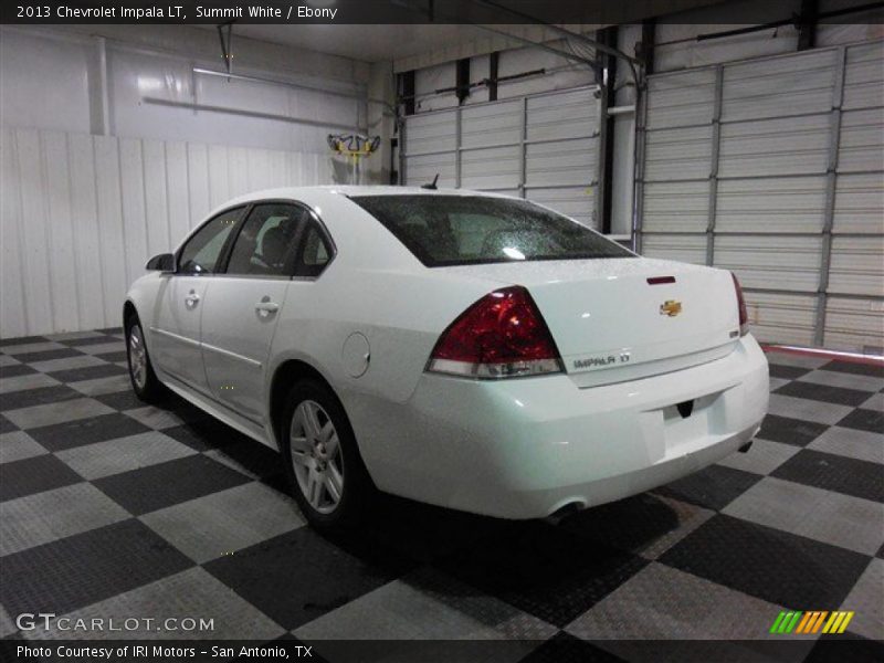 Summit White / Ebony 2013 Chevrolet Impala LT