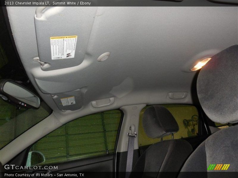 Summit White / Ebony 2013 Chevrolet Impala LT