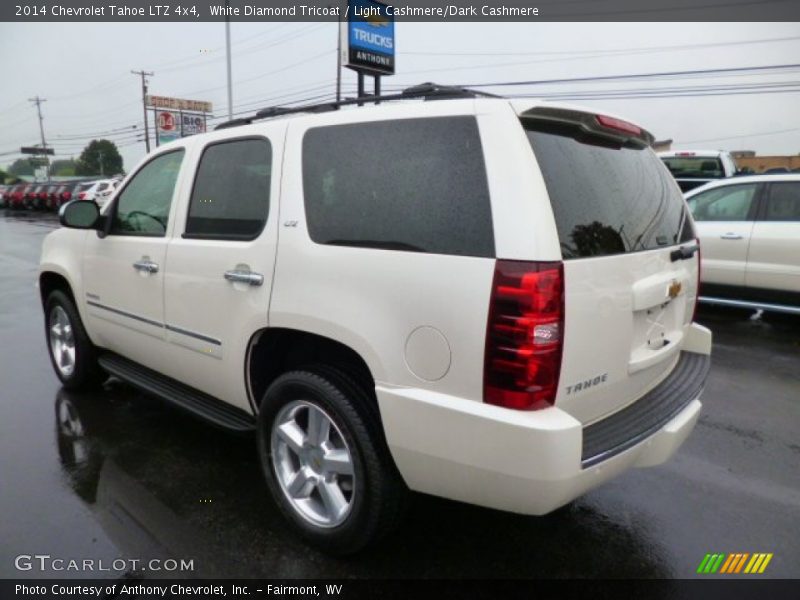 White Diamond Tricoat / Light Cashmere/Dark Cashmere 2014 Chevrolet Tahoe LTZ 4x4