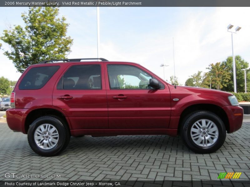 Vivid Red Metallic / Pebble/Light Parchment 2006 Mercury Mariner Luxury