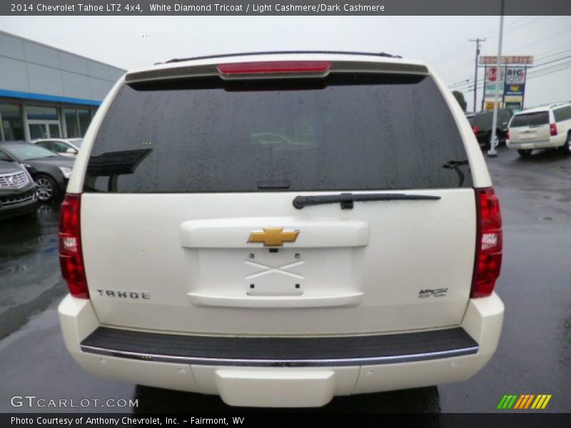 White Diamond Tricoat / Light Cashmere/Dark Cashmere 2014 Chevrolet Tahoe LTZ 4x4