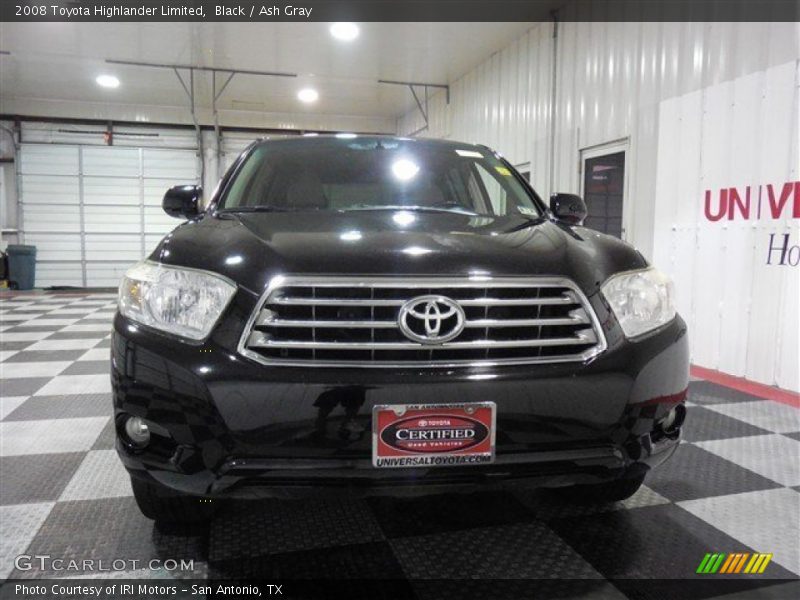 Black / Ash Gray 2008 Toyota Highlander Limited