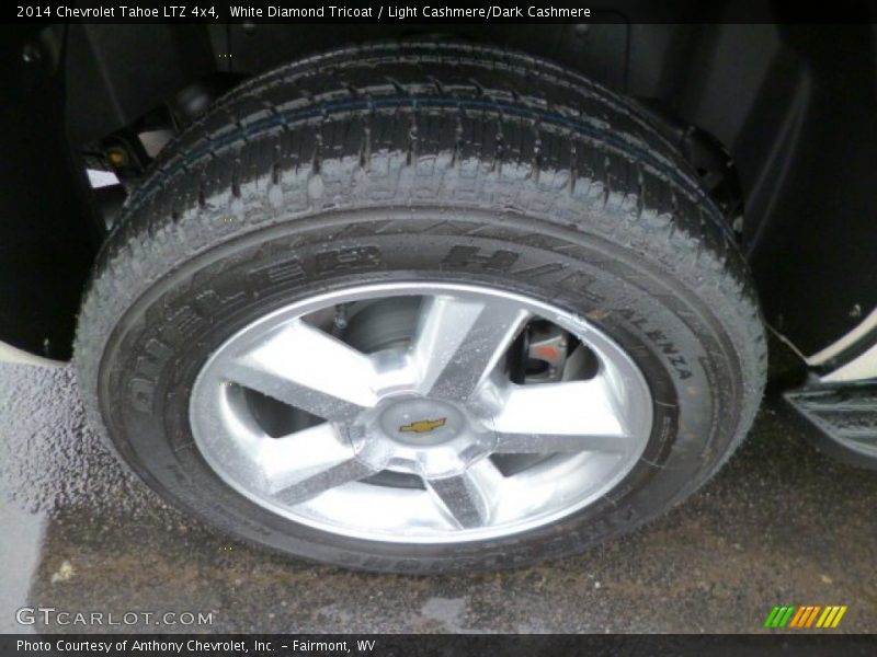 White Diamond Tricoat / Light Cashmere/Dark Cashmere 2014 Chevrolet Tahoe LTZ 4x4
