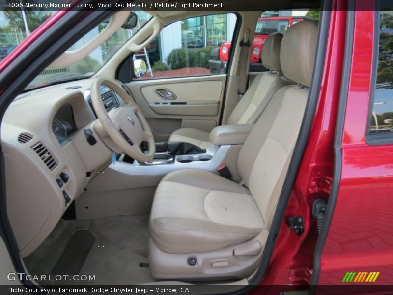 Vivid Red Metallic / Pebble/Light Parchment 2006 Mercury Mariner Luxury