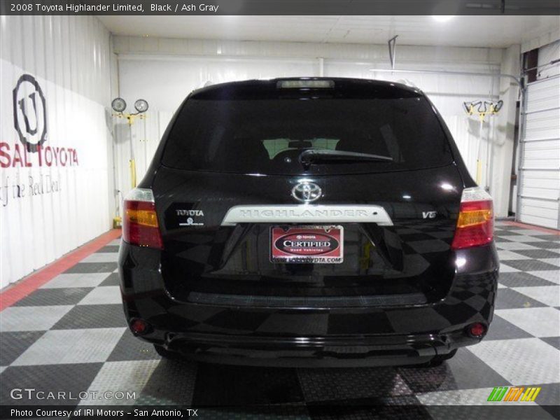 Black / Ash Gray 2008 Toyota Highlander Limited