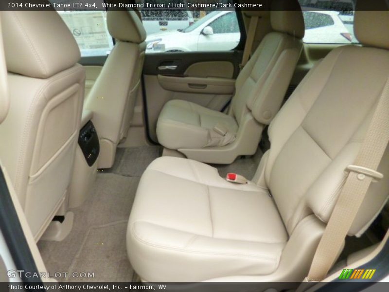 White Diamond Tricoat / Light Cashmere/Dark Cashmere 2014 Chevrolet Tahoe LTZ 4x4