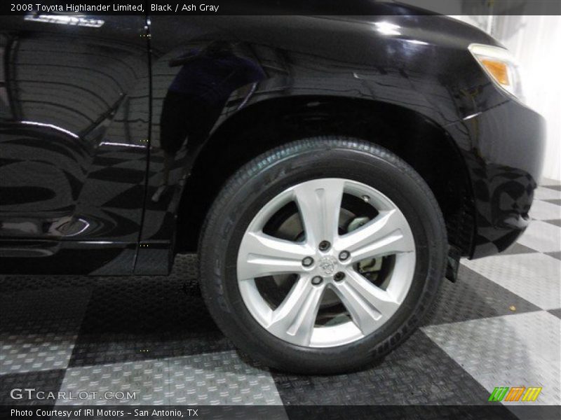Black / Ash Gray 2008 Toyota Highlander Limited