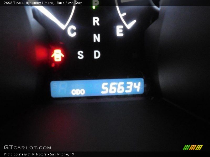 Black / Ash Gray 2008 Toyota Highlander Limited