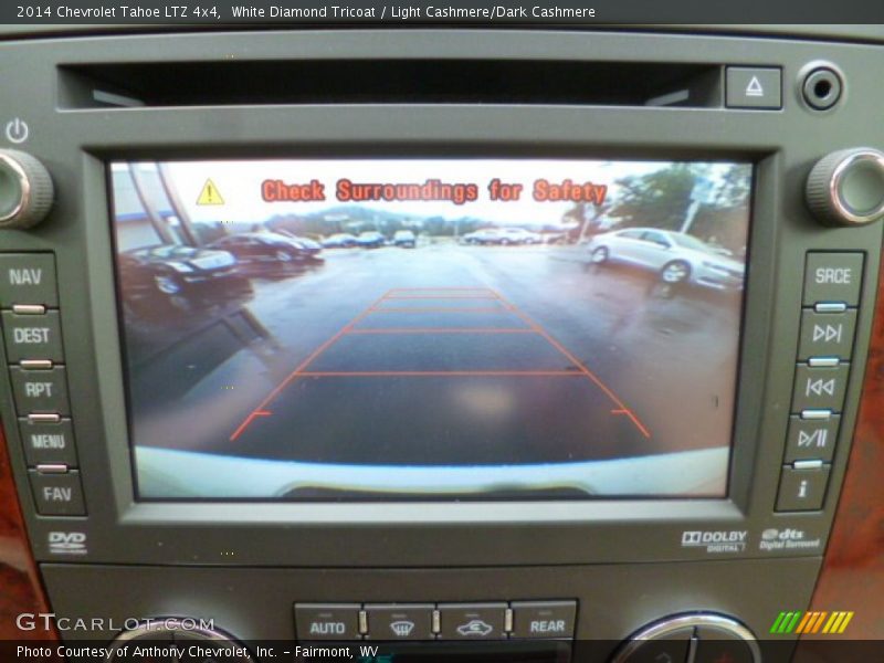 White Diamond Tricoat / Light Cashmere/Dark Cashmere 2014 Chevrolet Tahoe LTZ 4x4