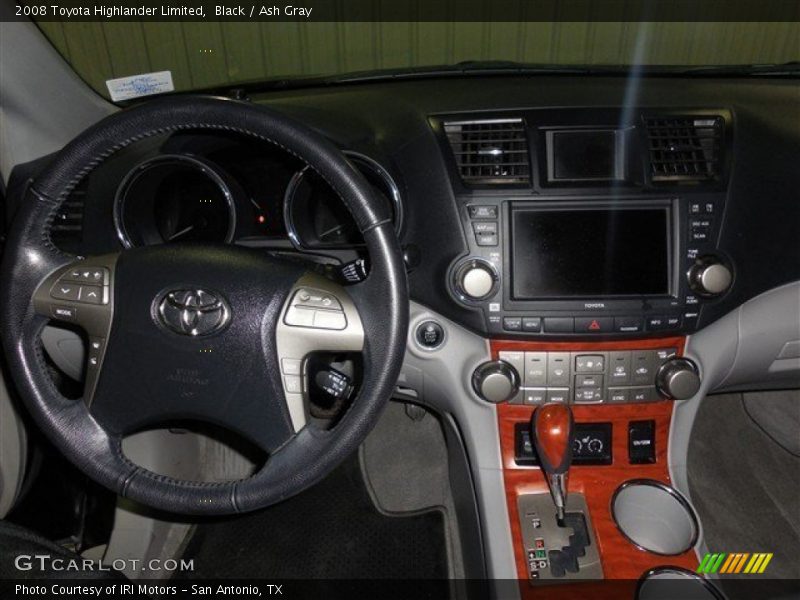 Black / Ash Gray 2008 Toyota Highlander Limited