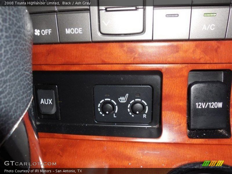 Black / Ash Gray 2008 Toyota Highlander Limited