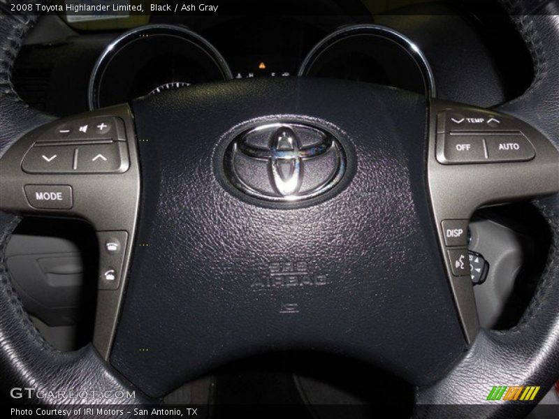 Black / Ash Gray 2008 Toyota Highlander Limited