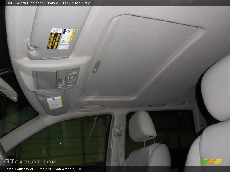 Black / Ash Gray 2008 Toyota Highlander Limited