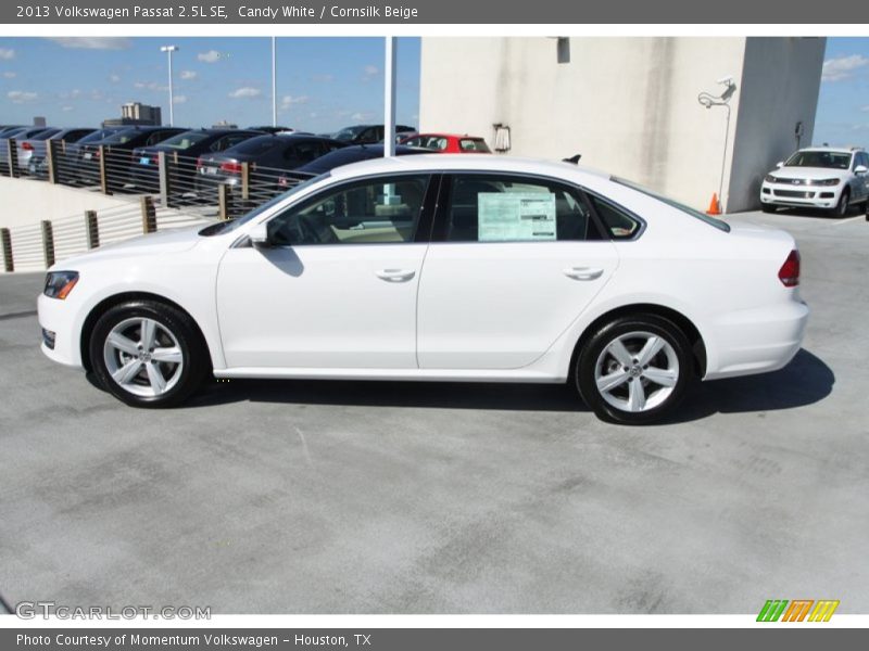Candy White / Cornsilk Beige 2013 Volkswagen Passat 2.5L SE