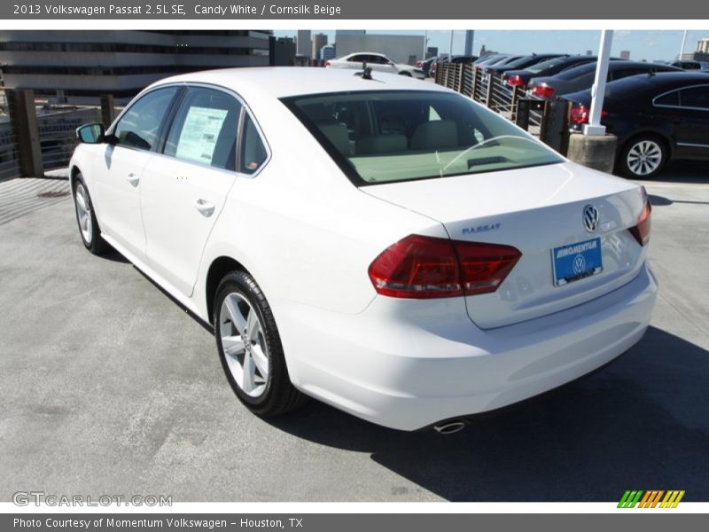 Candy White / Cornsilk Beige 2013 Volkswagen Passat 2.5L SE