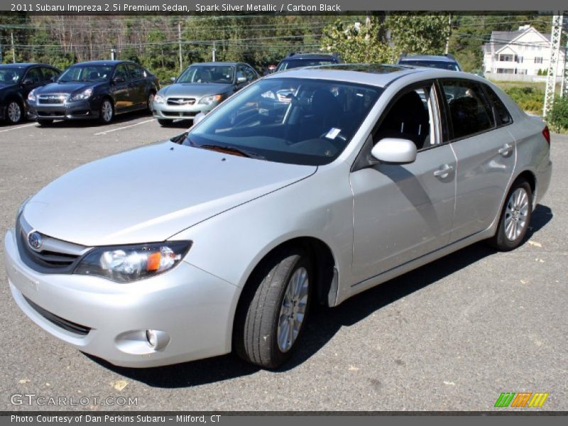 Spark Silver Metallic / Carbon Black 2011 Subaru Impreza 2.5i Premium Sedan