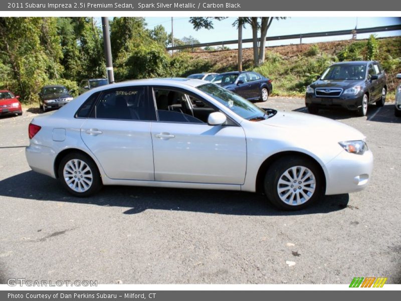 Spark Silver Metallic / Carbon Black 2011 Subaru Impreza 2.5i Premium Sedan