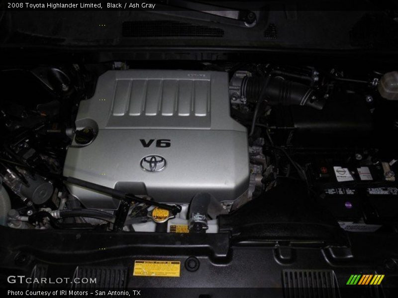 Black / Ash Gray 2008 Toyota Highlander Limited