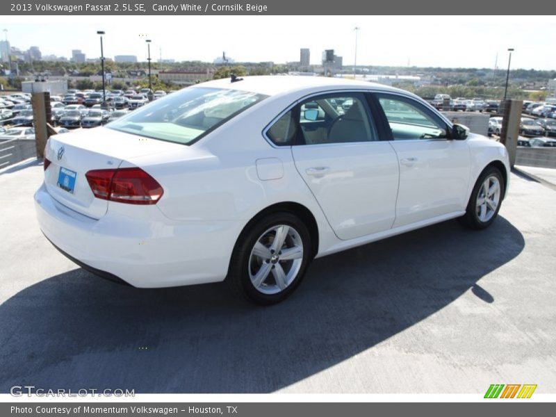 Candy White / Cornsilk Beige 2013 Volkswagen Passat 2.5L SE