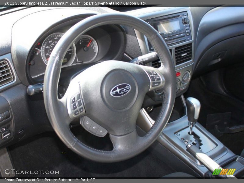 Spark Silver Metallic / Carbon Black 2011 Subaru Impreza 2.5i Premium Sedan