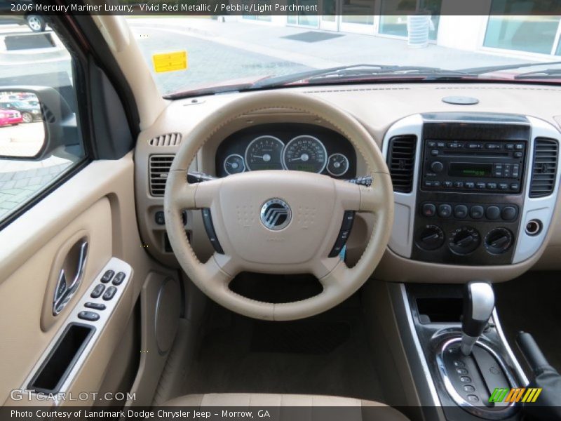 Vivid Red Metallic / Pebble/Light Parchment 2006 Mercury Mariner Luxury