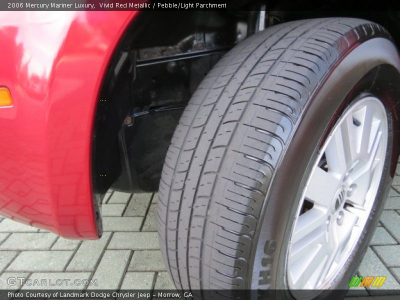 Vivid Red Metallic / Pebble/Light Parchment 2006 Mercury Mariner Luxury
