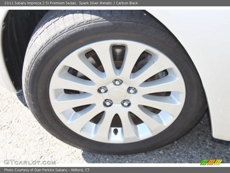 Spark Silver Metallic / Carbon Black 2011 Subaru Impreza 2.5i Premium Sedan