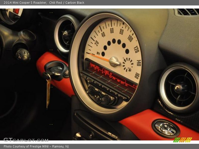 Chili Red / Carbon Black 2014 Mini Cooper S Roadster