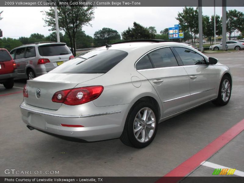 White Gold Metallic / Cornsilk Beige Two-Tone 2009 Volkswagen CC Luxury