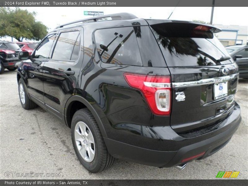 Tuxedo Black / Medium Light Stone 2014 Ford Explorer FWD