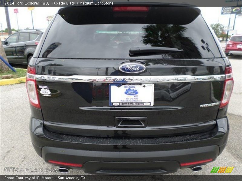 Tuxedo Black / Medium Light Stone 2014 Ford Explorer FWD