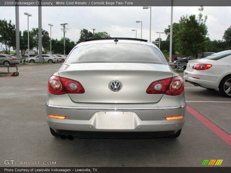 White Gold Metallic / Cornsilk Beige Two-Tone 2009 Volkswagen CC Luxury