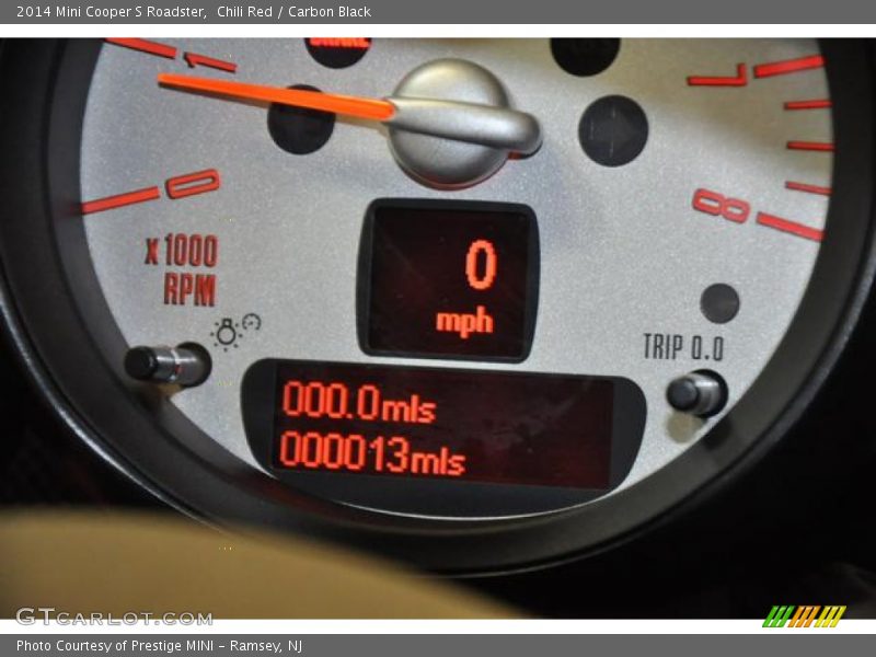 Chili Red / Carbon Black 2014 Mini Cooper S Roadster