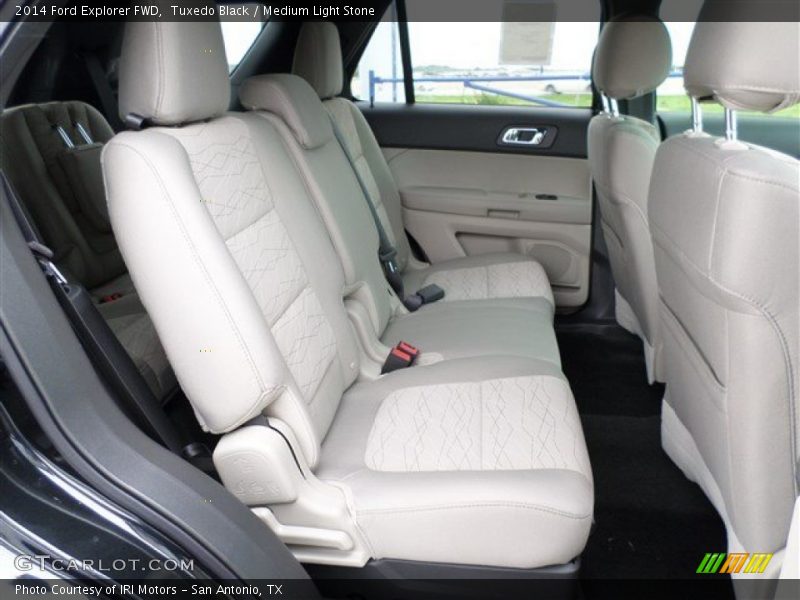 Tuxedo Black / Medium Light Stone 2014 Ford Explorer FWD