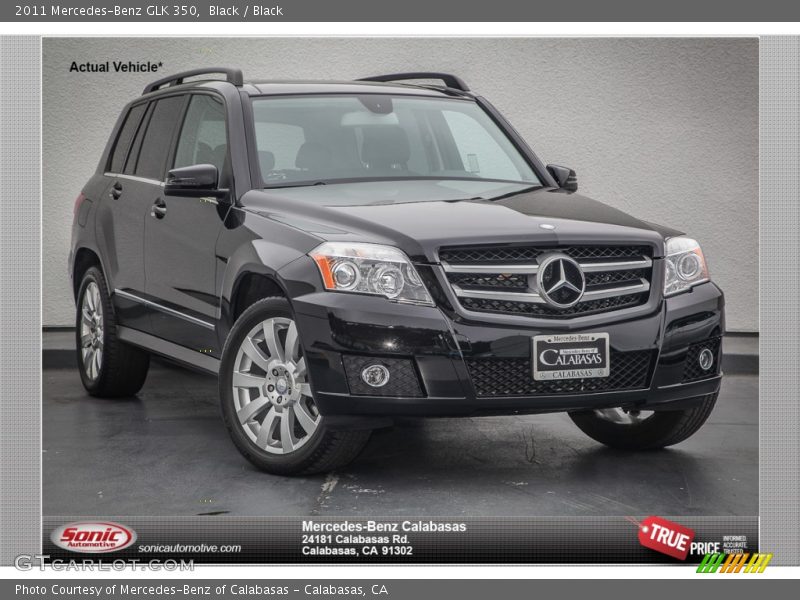 Black / Black 2011 Mercedes-Benz GLK 350