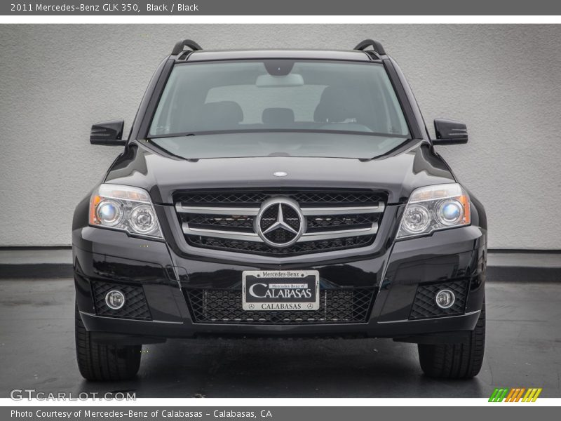 Black / Black 2011 Mercedes-Benz GLK 350