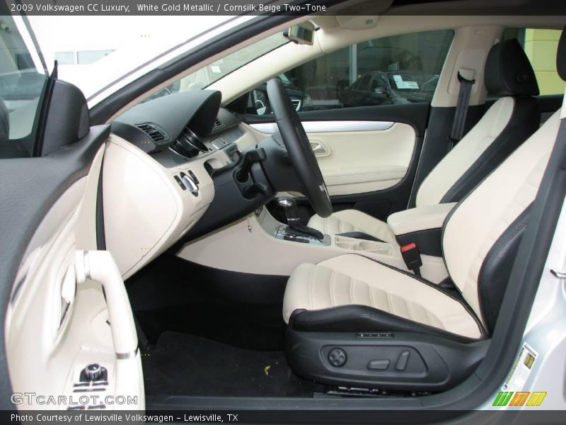 White Gold Metallic / Cornsilk Beige Two-Tone 2009 Volkswagen CC Luxury
