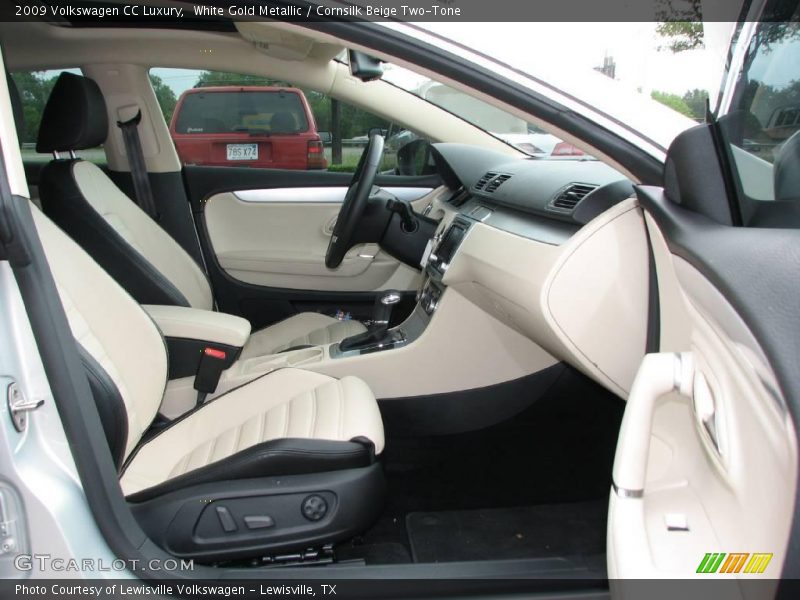 White Gold Metallic / Cornsilk Beige Two-Tone 2009 Volkswagen CC Luxury