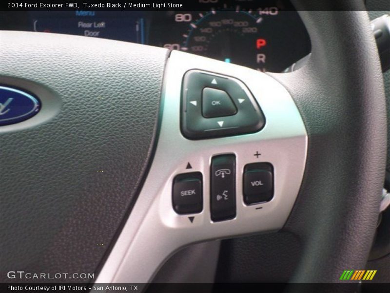 Tuxedo Black / Medium Light Stone 2014 Ford Explorer FWD