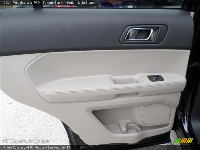 Tuxedo Black / Medium Light Stone 2014 Ford Explorer FWD