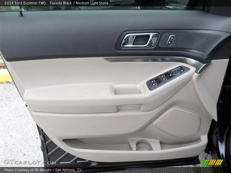 Tuxedo Black / Medium Light Stone 2014 Ford Explorer FWD