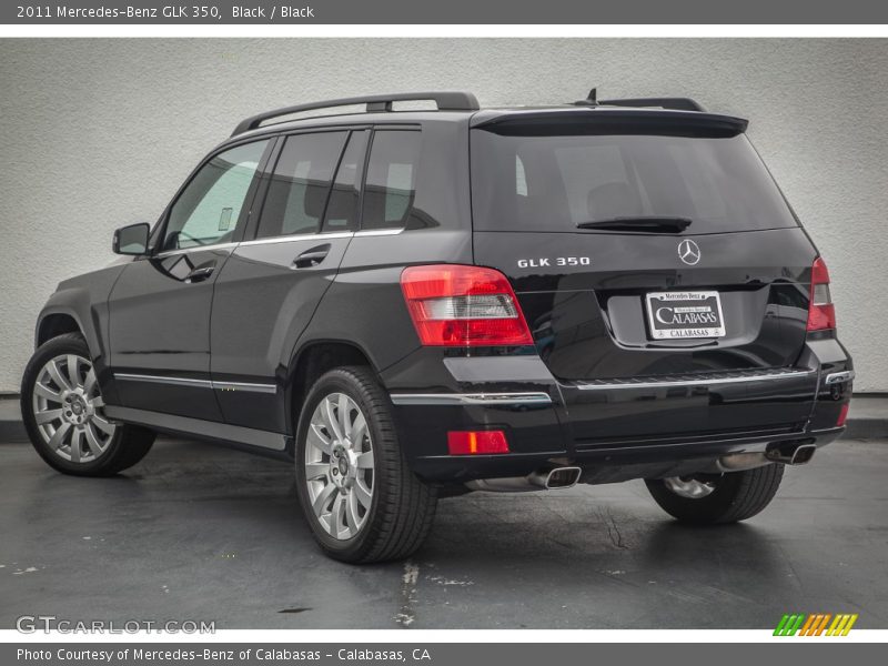 Black / Black 2011 Mercedes-Benz GLK 350